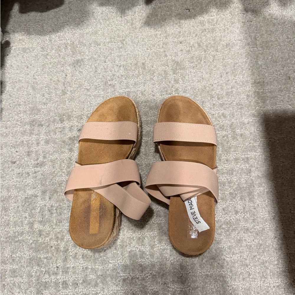 Steve Madden Women's Nude Strap Sandals